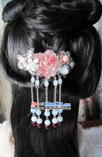 Traditional Chinese Handmade Flower and Butterfly Accessory for Women
