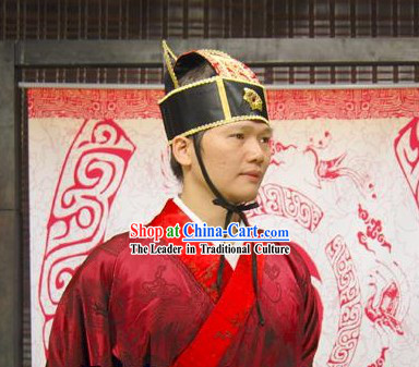 Ancient Chinese Government Official Costumes and Hat