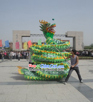 Peking Green Dragon Dance Costumes Complete Set