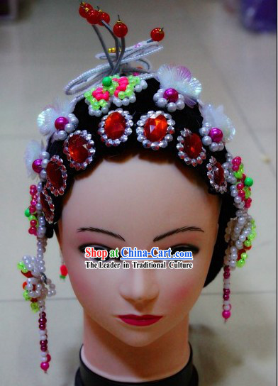 Chinese Beijing Opera Wig Set