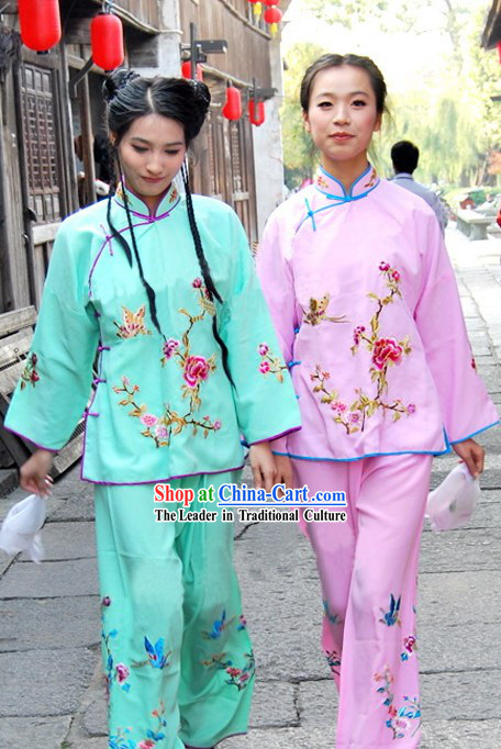 Traditional Chinese Girl Parade Costumes Complete Set