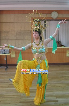 Chinese Feitian _Flying Apsaras_ Dance Costume Complete Set