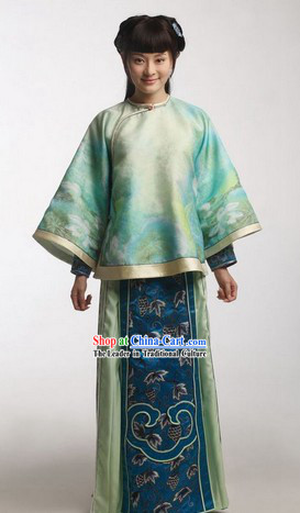 Ancient Chinese Palace Girl Costumes Complete Set