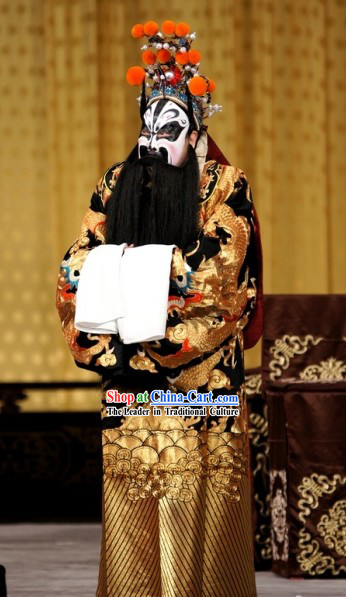 Peking Opera Zhang Fei Character Costumes