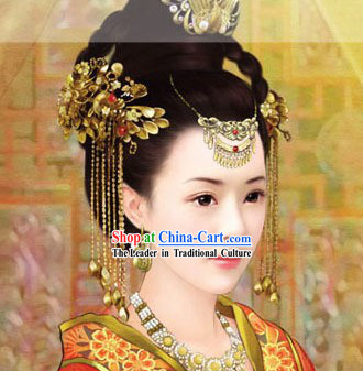 Ancient Chinese Empress Headgear Set
