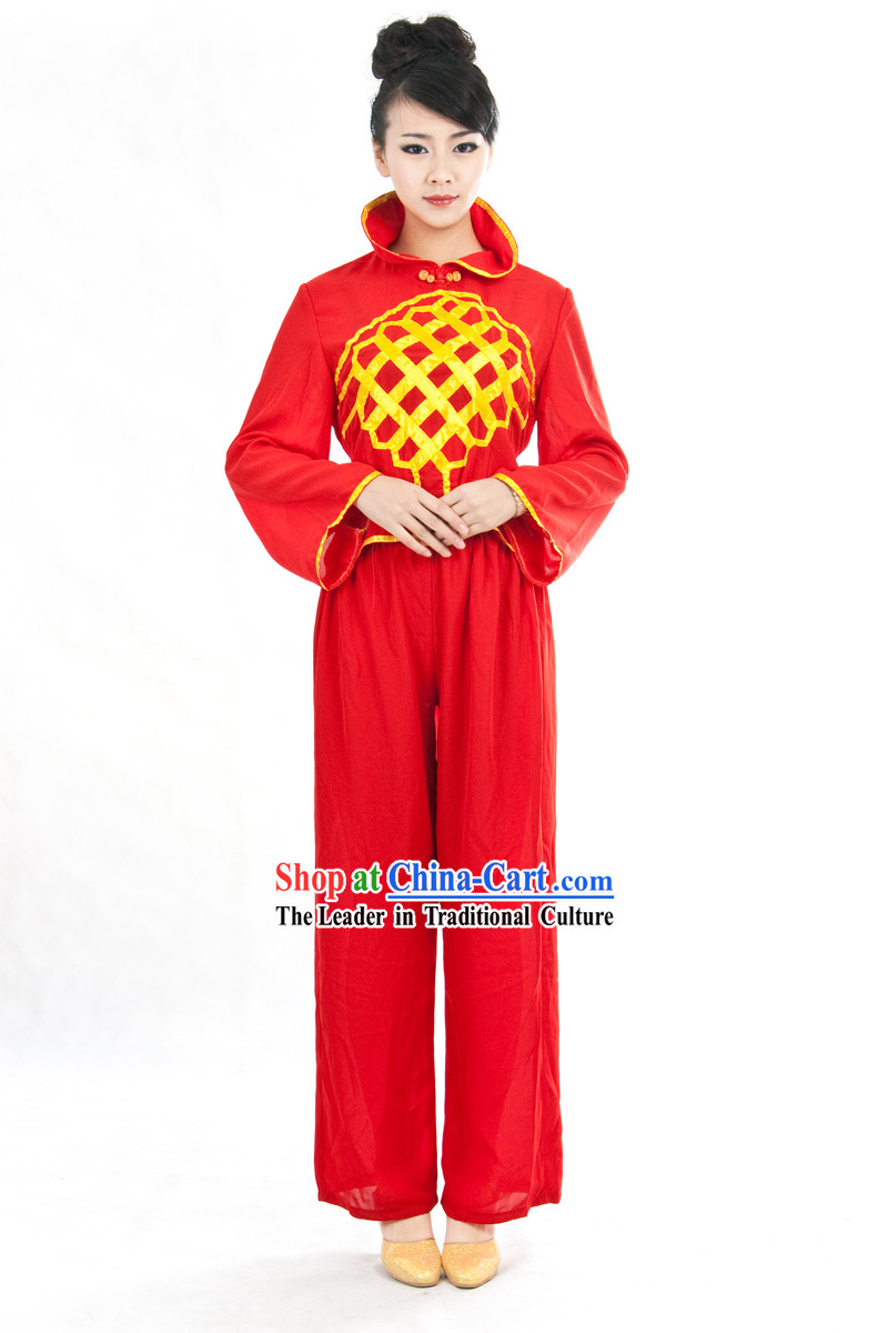 Chinese New Year Folk Dance Costume Set