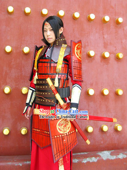 Chinese Opera Genereal Armor Costumes Complete Set