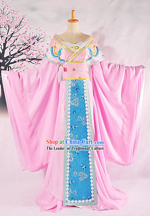 Chinese Tang Dynasty Empress Phoenix Clothing Complete Set