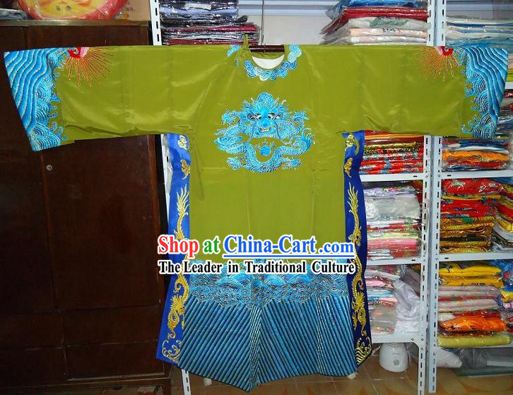 Chinese Yue Opera Embroidered Dragon Costumes for Men