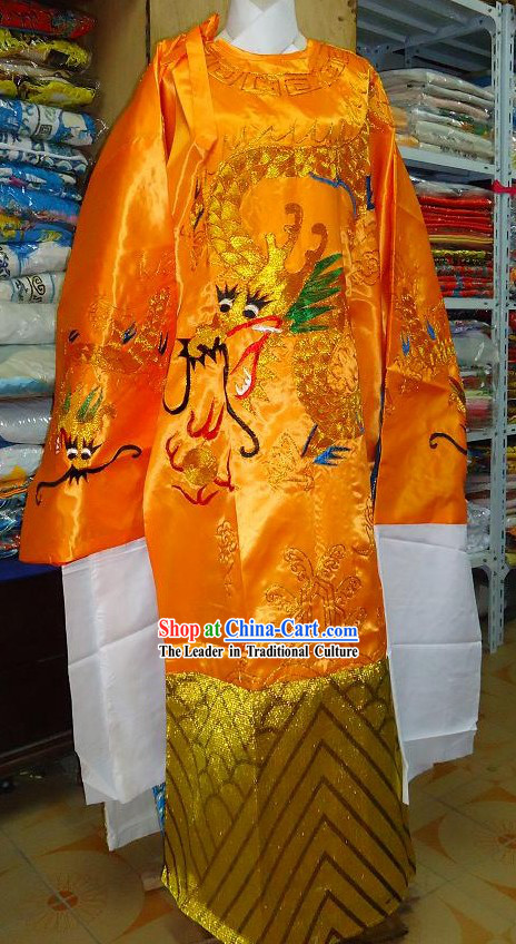 Peking Opera Da Long Mang Emperor Dragon Costumes for Men