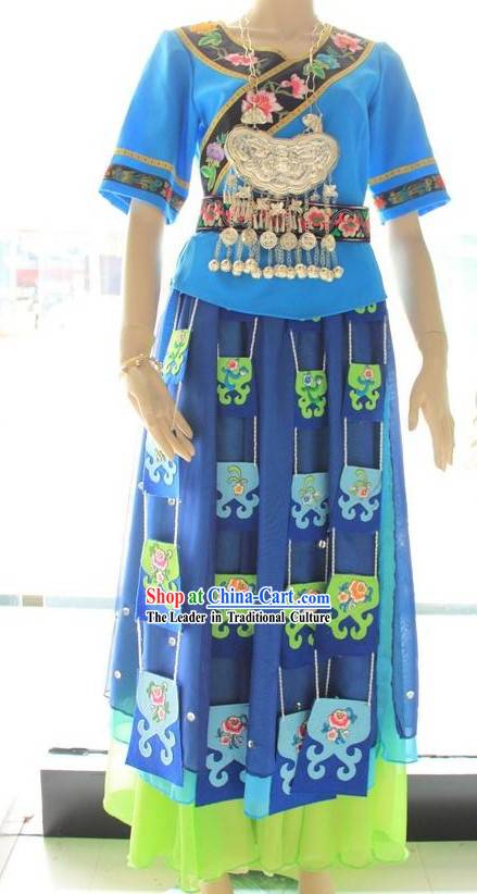 Traditional Miao Clothing Complete Set