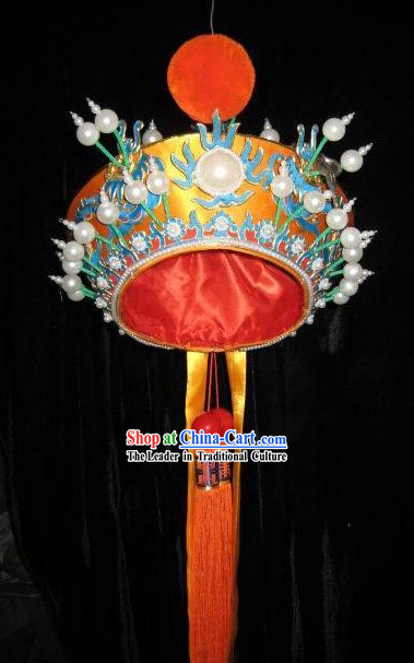 Chinese Local Folk Stage Performance Helmet Hat for Men