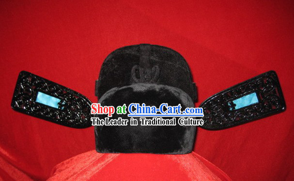 Chinese Opera Stage Performance Official Hat for Men