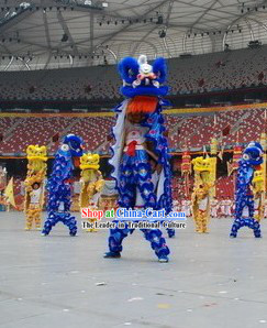 Beijing Olympic Games Opening Ceremony Lion Dance Costume Complete Set