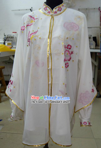 Kung Fu Dress Outside Embroidered Veil