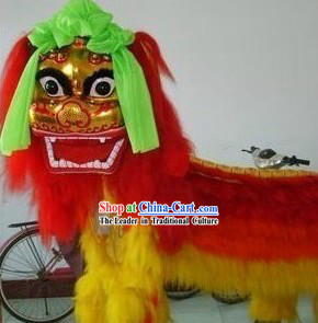 Traditional Chinese Folk Lion Dance Costume Complete Set