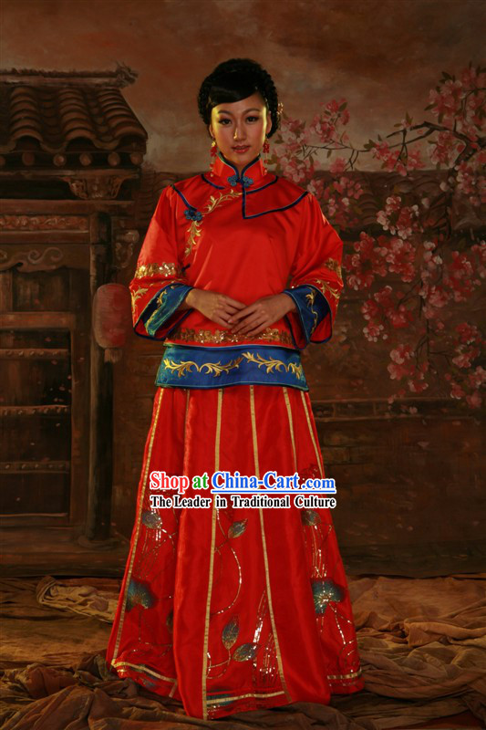 Chinese Classic Wedding Dress for Women