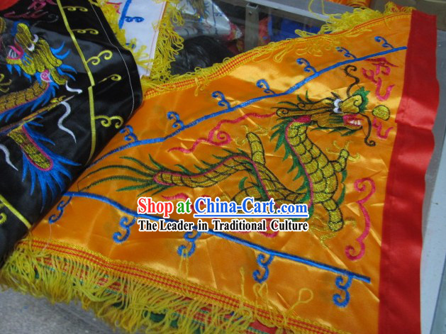 Traditional Chinese Dragon Yellow Signal Flag