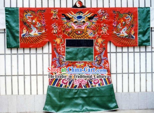 Chinese Classical Taoist Embroidered Dragon Robe
