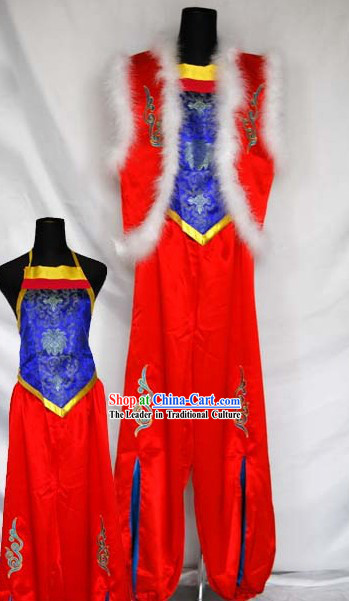 Festival Celebration Dragon Dancer Uniform for Women