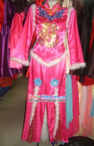 Happy Festival Celebration Yangge Dance Costume