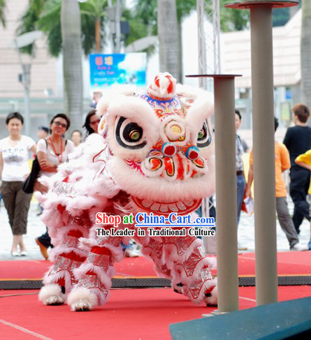 Professional Chinese Southern HOK SAN Lion Dance Costume Complete Set