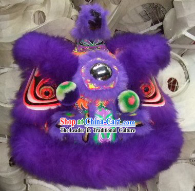 Chinese Lunar New Year Celebration Luminous Lion Dance Costume Complete Set
