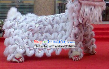 Supreme White Long Wool Lion Tail Pants Claws Set