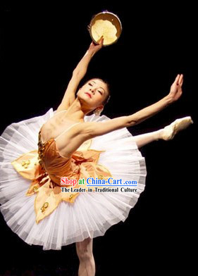 Chinese Classical Tutu Ballet Dance Costumes for Women
