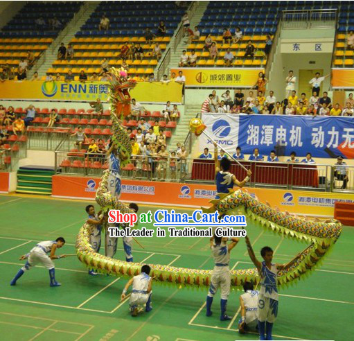 Professional Competition Dragon Dance Costumes for Nine to Ten People