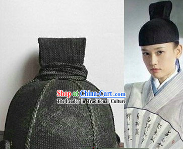 Ancient Chinese Dong Fang Bu Bai Kung Fu Master Black Hat