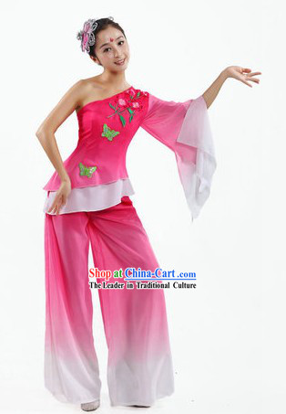 Chinese Palace Dancing Costume and Headpiece for Women