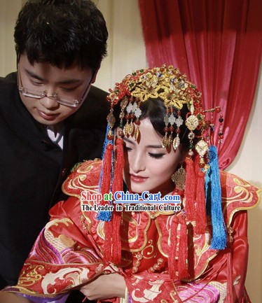 Ancient Chinese Royal Wedding Crown for Women