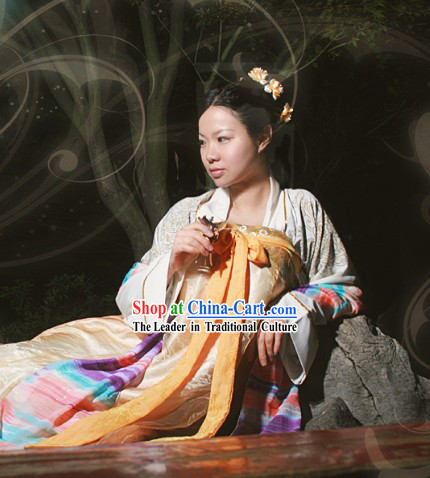 Tang Dynasty Hanfu Clothing for Girls