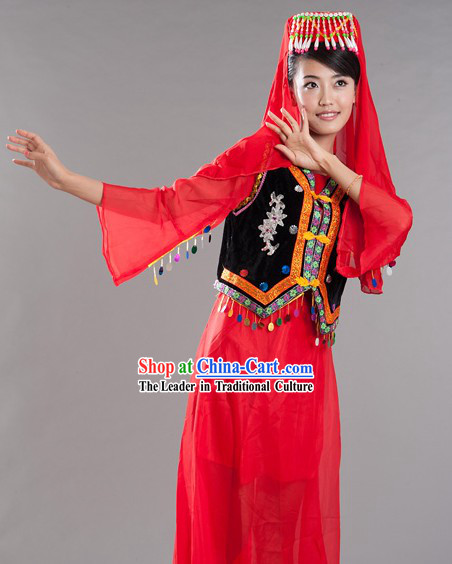 Traditional Xinjiang Dance Costume for Women