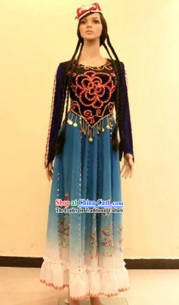 Traditional Xinjiang Dance Costumes for Women