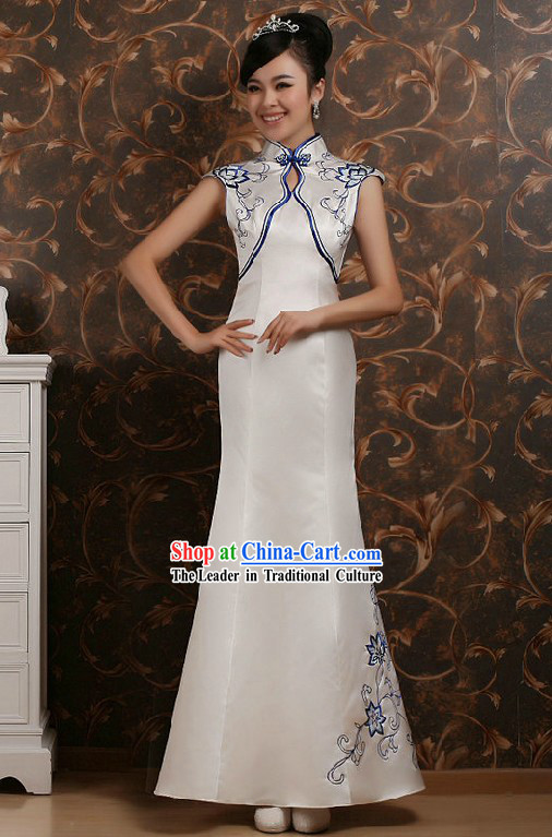 Chinese Related Business or Festival Ritual Girl Cheongsam