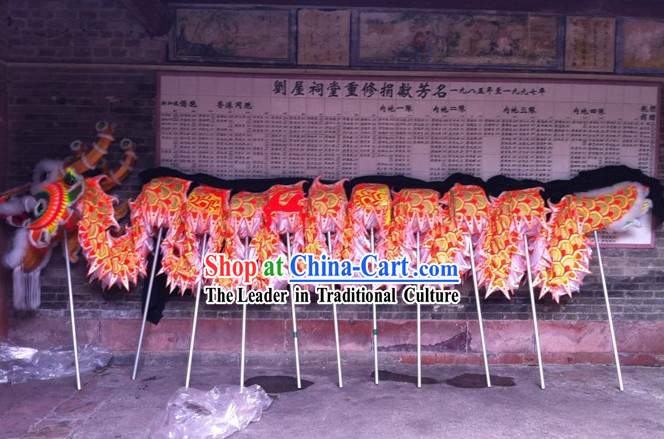Chinese Classic Dragon Dancing Costume Complete Set
