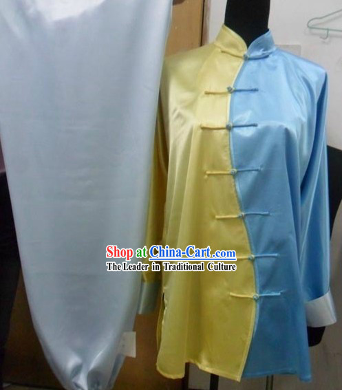 Chinese Classic Silk Tai Chi Costumes Complete Set for Men