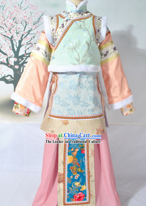 Chinese Qing Dynasty Princess Clothing Complete Set
