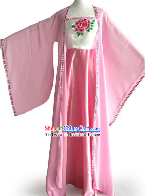 Ancient Tang Dynasty Pink Lady Costumes