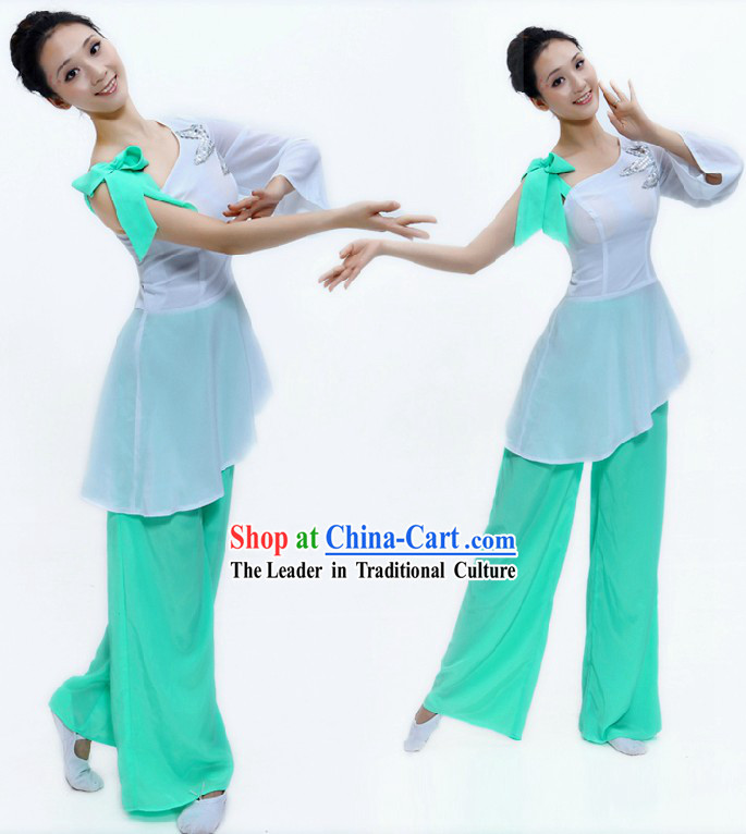 Chinese Classical Stage Performance White Dance Costume for Women