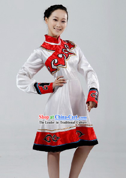 Chinese Stage Performance Mongolian Dance Costume