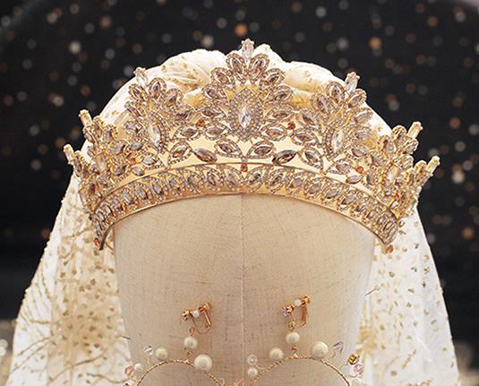 Modern Europen Princess Wedding Crown