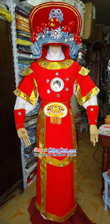 Jin Guo Xiao Ying Xiong Hua Mulan Dance Costume for Children