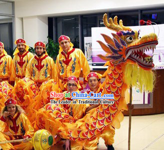 Competition and Parade Beijing Dragon Dance Costumes Complete Set