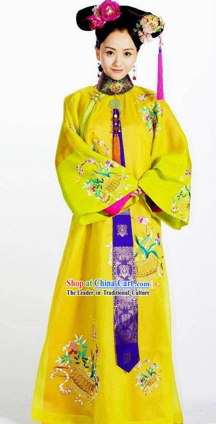 Qing Dynasty Empress Costumes Complete Set