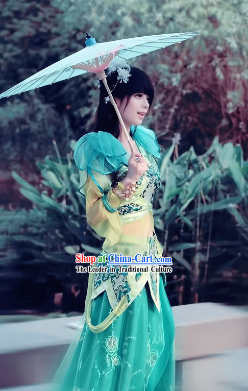 Ancient Chinese Swordswoman Cosplay Costumes