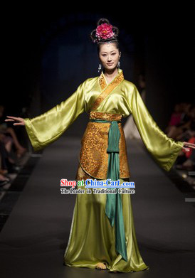 Traditional Chinese Oriental Clothing Complete Set for Women