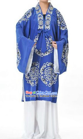 Chinese Peking Opera Old Grandmother Embroidered Costume for Women